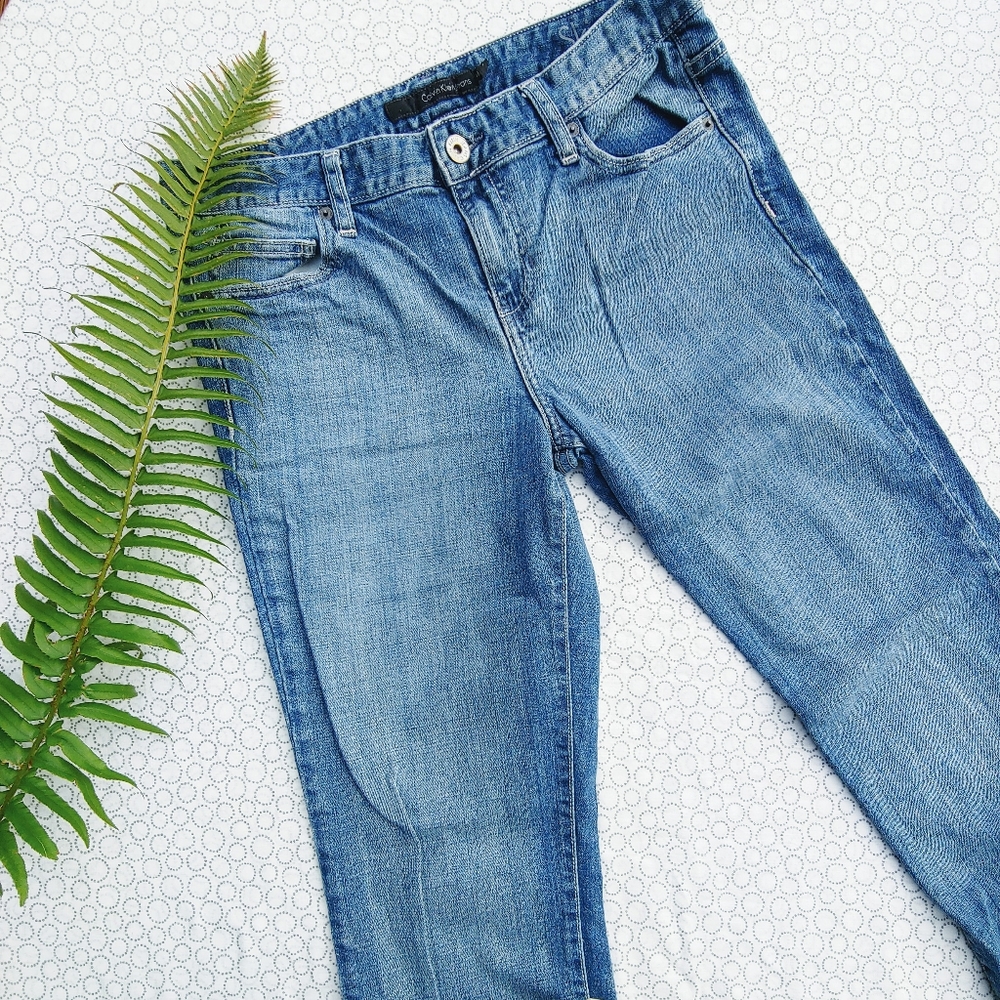 NWOT Calvin Klein Boyfriend Skinny Jeans 10P - Picture 2 of 7